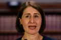 Gladys Berejiklian speaks at a press conference  on Monday.