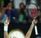 MELBOURNE, AUSTRALIA - JANUARY 29: Roger Federer of Switzerland celebrates championship point in his Men's Final match ...