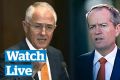 SYDNEY, AUSTRALIA - MAY 13:  Opposition Leader Bill Shorten talks to media at Domremy College on May 13, 2016 in Sydney, ...
