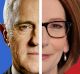 Malcolm Turnbull and Julia Gillard