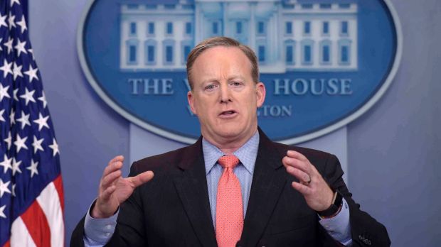 White House press secretary Sean Spicer's message to disgruntled workers is clear.