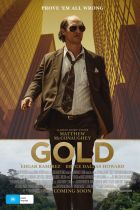 Movie poster for the film Gold (2016) starring Matthew McConaughey
