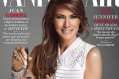 Melania Trump on the cover of Vanity Fair Mexico. 