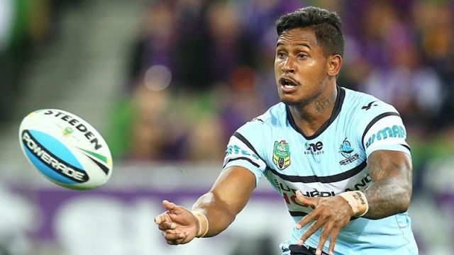 Ben Barba was sacked by the Cronulla Sharks over a positive test to cocaine.