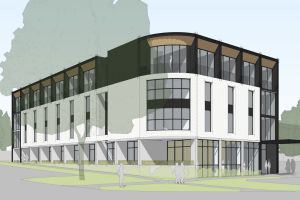 Canberra Domain Allhomes. An artist's impression of the new Abode Hotel on the corner of Kennedy and Eyre streets in ...