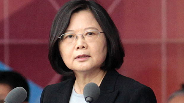 Taiwan's President Tsai Ing-wen.