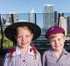 Prep students Amali Melville and Tate Verhagen on the roof of the Haileybury campus in West Melbourne, which opened this ...
