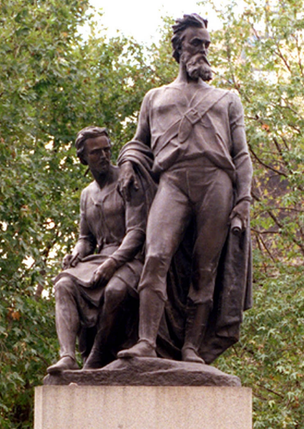 Charles Summers statue of Burke and Wills has been a feature of Melbourne since 1865. 