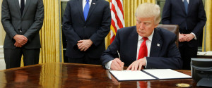 Donald Trump Signs Executive Order