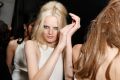 Hanne Gaby Odiele poses backstage at amfAR's 22nd Cinema Against AIDS Gala, at Hotel du Cap-Eden-Roc on May 21, 2015 in ...