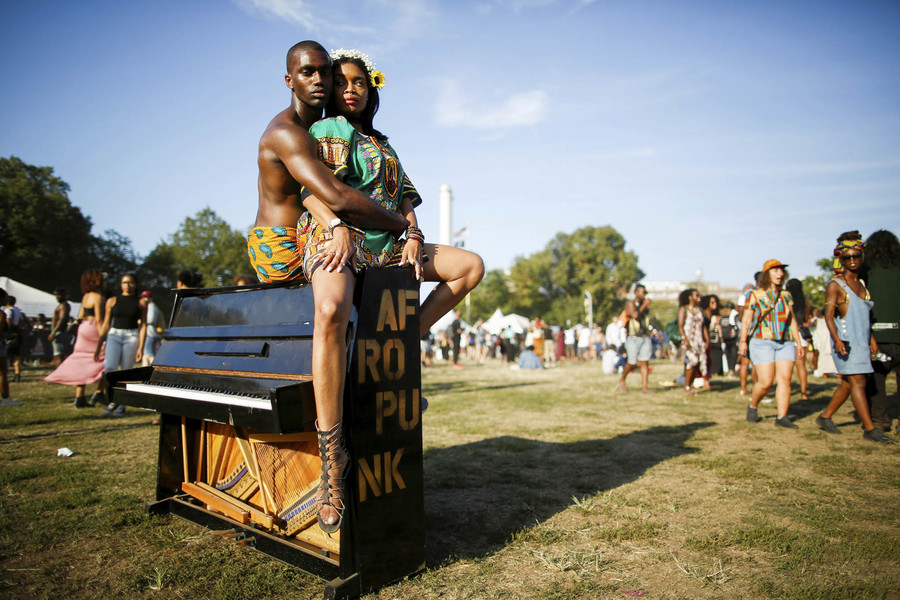 People take part in the Annual Afropunk Music festival in the borough of Brooklyn in New York, U.S., August 27, 2016. (Eduardo Munoz/Reuters)