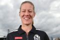 Strong words: Collingwood's women's football boss Meg Hutchins won't stand for teammates being disrespected.