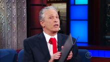 Jon Stewart on The Late Show with Stephen Colbert