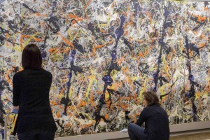 Jackson Pollock's <i>Blue Poles</i> has returned from London, its first overseas trip since 1998.