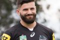 Facing a long road back to the field: Penrith Panthers player Josh Mansour.