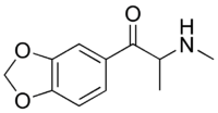 Structuur van methylone