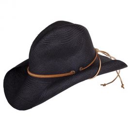 Southwest Rustic Cowboy Hat - Black