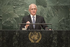 Malcolm Turnbull, Prime Minister of Australia, addresses the general debate of the General Assembly’s seventy-first session.