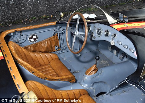 The car has been restored in recent years, as you can tell from the tear-free leather seats