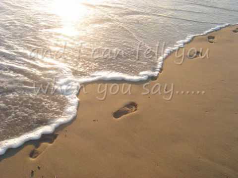 leona lewis-footprints in the sand lyrics