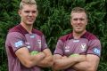 Fresh blood: Tom and Jake Trbojevic are likely inclusions in the Blues squad for next year's Origin series.