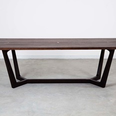  - Siku Seared Oak Dining Table - Dining Tables