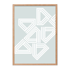 Geo Haus Mint - Fine Art Prints