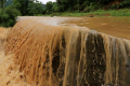 Flash flooding in the Pilbara at the weekend. 