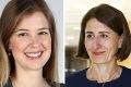 You asked: Economics writer Jessica Irvine and premier Berejiklian