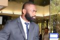 Court appearance: Semi Radradra at Parramatta Local Court on Wednesday.