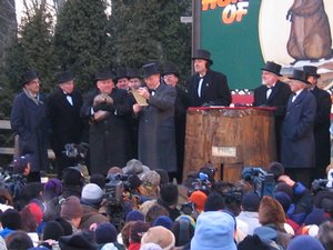 Groundhog Day 2005 in Punxsutawney, Pennsylvania