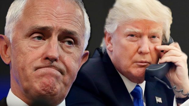 Turnbull and Trump, who had a heated 25-minute phone call on Sunday.