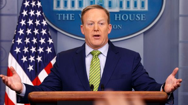 What's the Australian Prime Minister's name again? White House press secretary Sean Spicer.