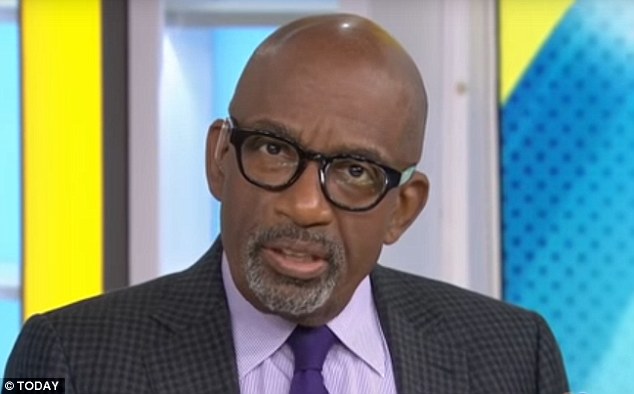 Friends for life: Al Roker paid tribute to Tamron Hall on the third hour of Today on Thursday (above) the morning after it was revealed she had quit her job after 10 years