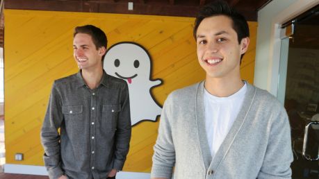 Evan Spiegel, left, chief executive of Snap, and Bobby Murphy, senior vice president of engineering, each own 227 ...