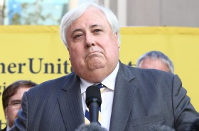 Clive Palmer The Former: before his dramatic weight loss.