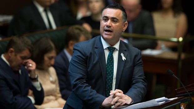 NSW Deputy Premier John Barilaro referred questions to the Department of Industry.