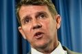 NSW Premier Mike Baird speaks to the media at a press conference at State Parliament House regarding the greyhound ...