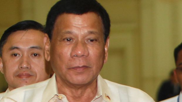 Philippine President Rodrigo Duterte