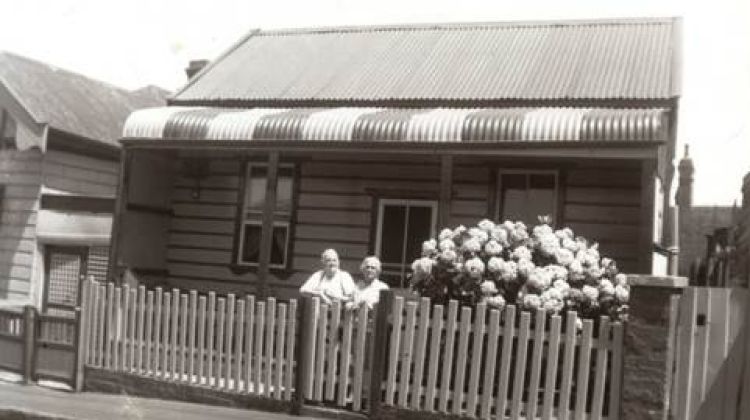 The Rozelle cottage May moved into in 1927.