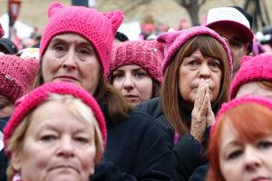 Pussy hat was on the cover of both Time magazine and the New Yorker – seemingly already the iconic representation of the ...