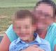 One of the two pre-schoolers with his mother who was left on a bus for six hours. Both mother and son cannot be named ...