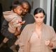 America's most famous family, Singer Kanye West and North West and Kim Kardashian