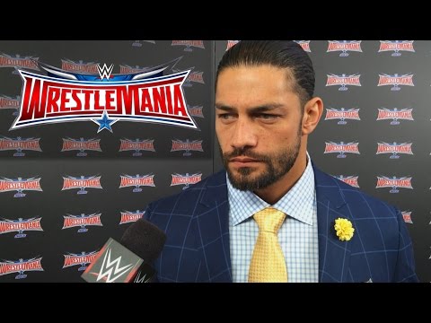 Roman Reigns wants no bad vibes for his WrestleMania match with Triple H: April 1, 2016