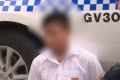 The student, 16, made bizarre comments as he was arrested in a supermarket carpark.