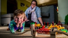 Kate Reeve, with son William who was born at home, is no longer interested in the ACT home birth trial as she believes ...