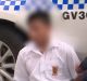 The student, 16, made bizarre comments as he was arrested in a supermarket carpark.
