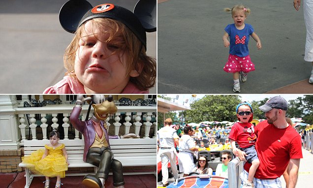 Disney World photos capture children's tantrums