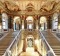 Staircases in the grand Kunsthistorisches Museum (Museum of Fine Arts), Vienna.