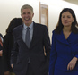 Supreme Court nominee Judge Neil Gorsuch, center, arrives with former New Hampshire Sen. Kelly Ayotte on Capitol Hill in Washington, Thursday, Feb. 2, 2017, for a meeting with Sen. Bob Corker, R-Tenn.  (AP Photo/Susan Walsh)